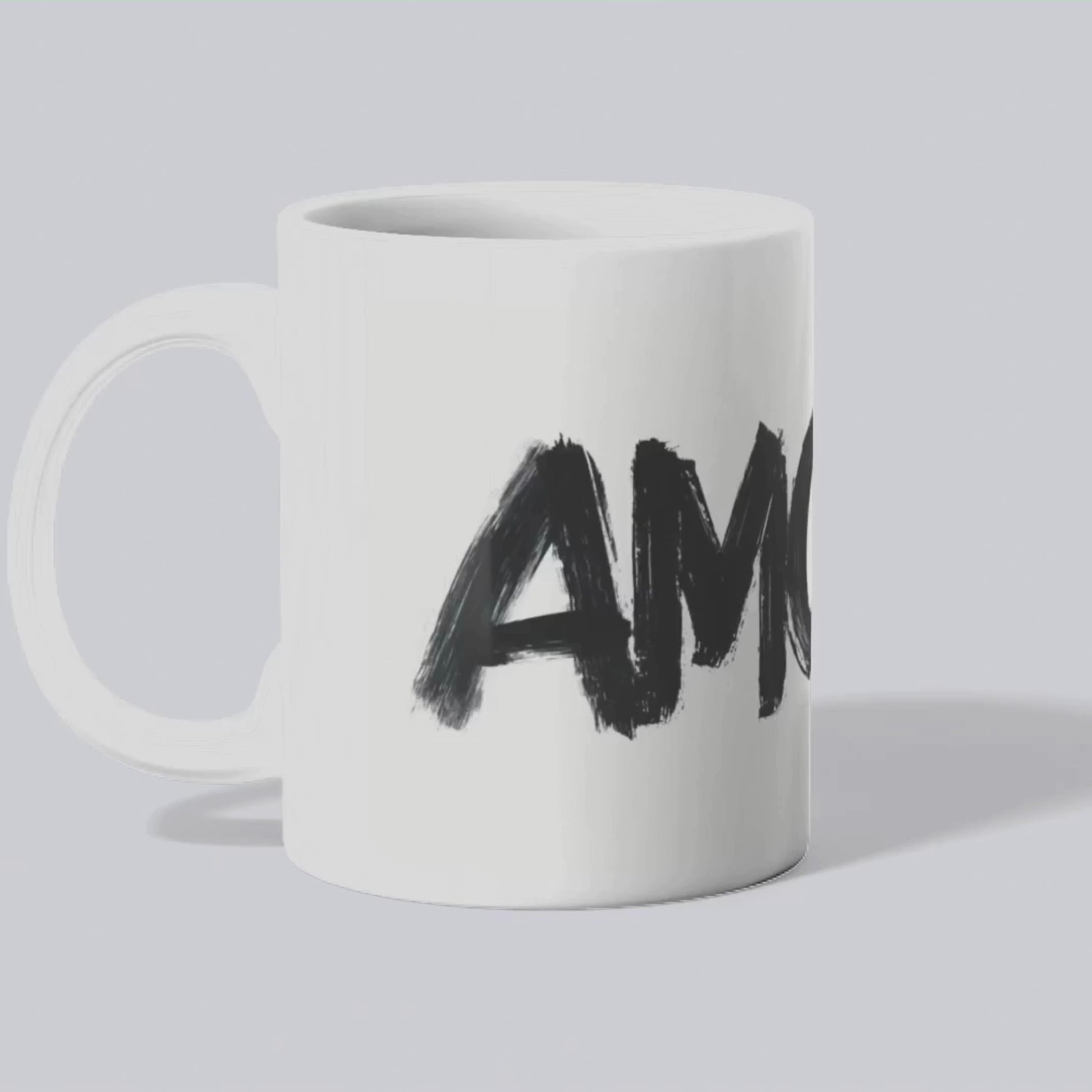 Vidéo Mug / Tasse "AMOUR" façon graffiti - Place des Images