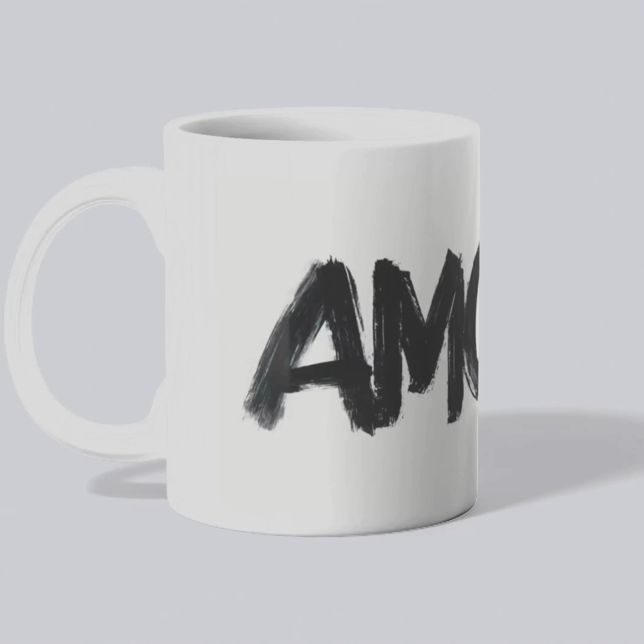 Vidéo Mug / Tasse "AMOUR" façon graffiti - Place des Images