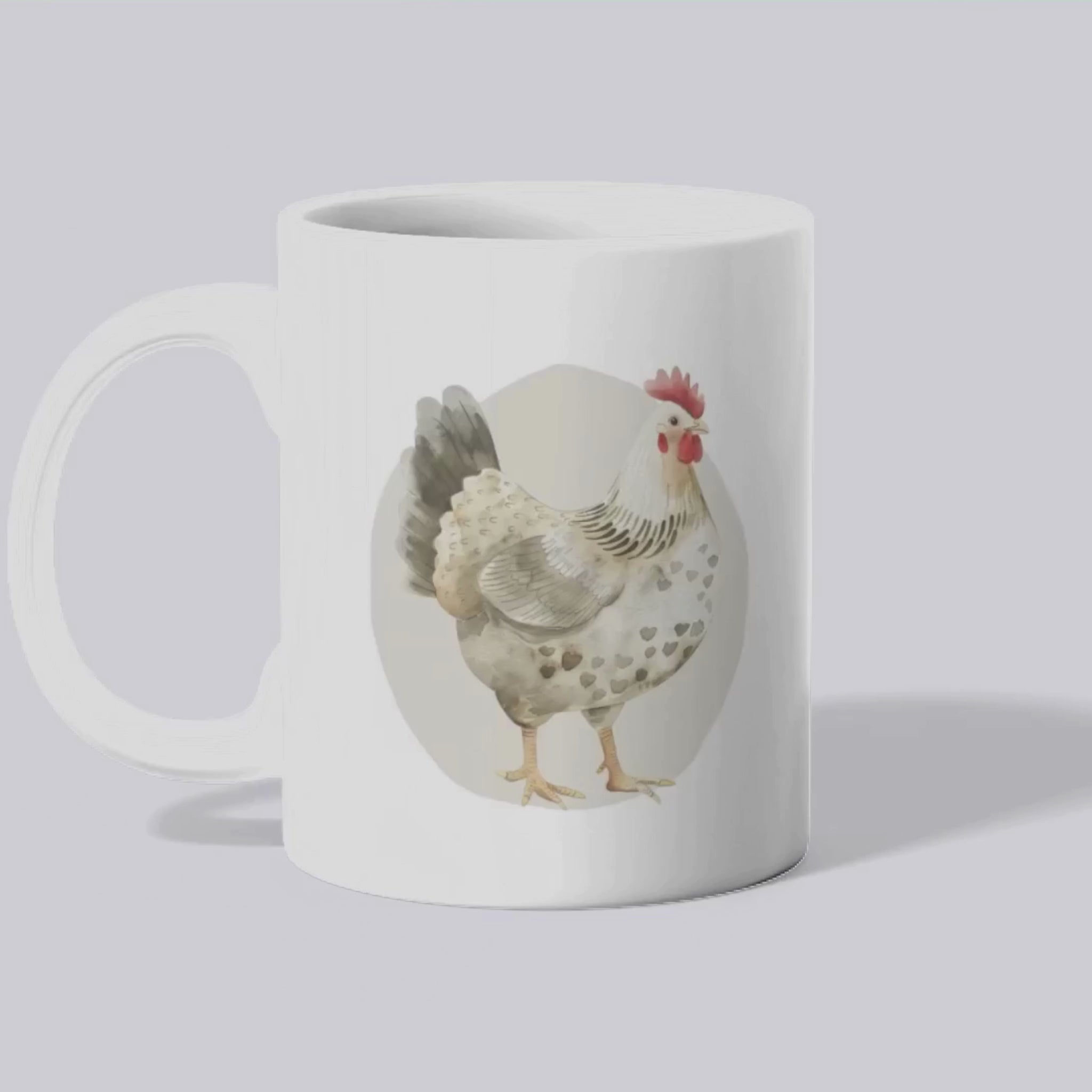 Mug enfant Coq & Oie vue panoramique - Place des Images