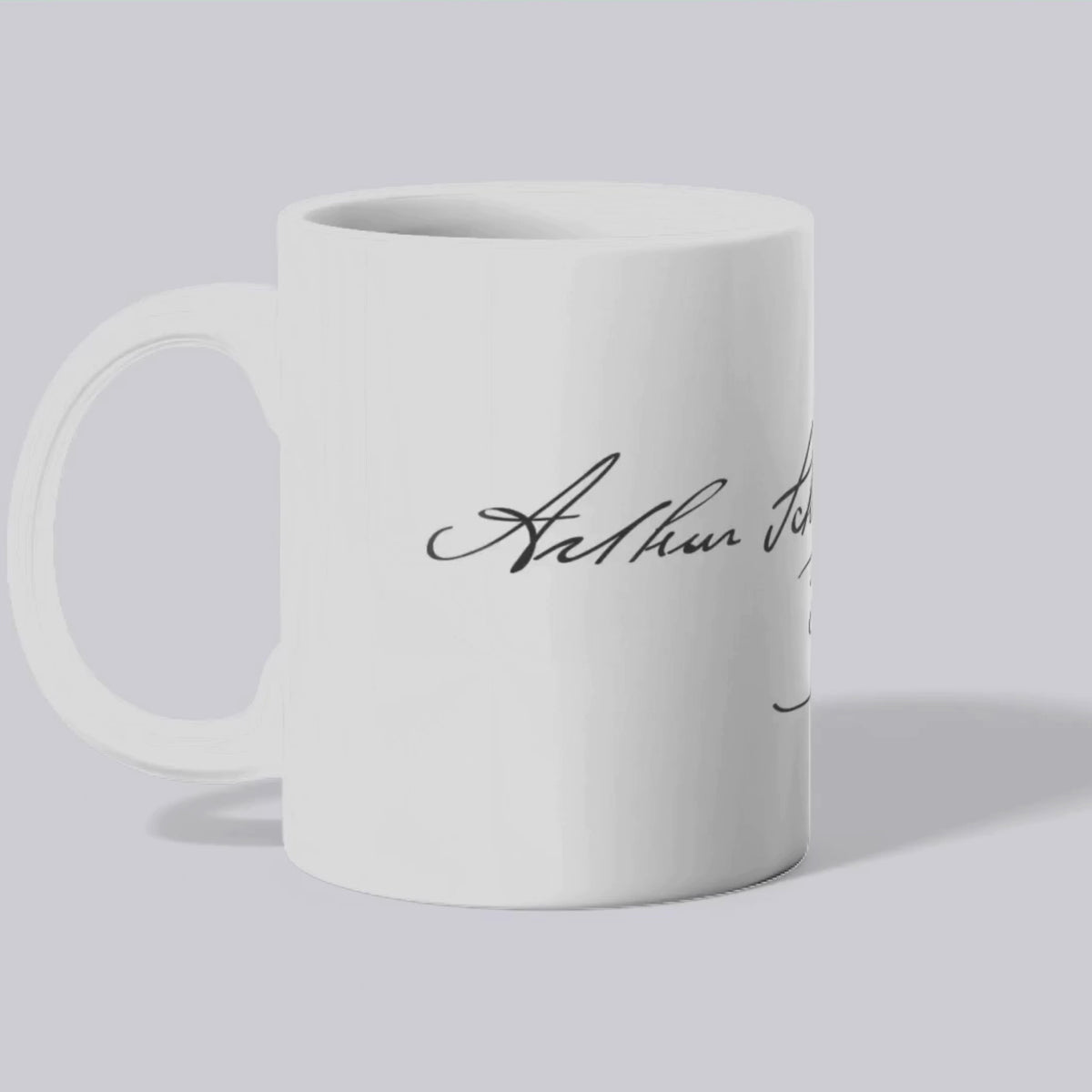 Mug Signature d'Arthur Schopenhauer  (présentation vidéo) - Place des Images