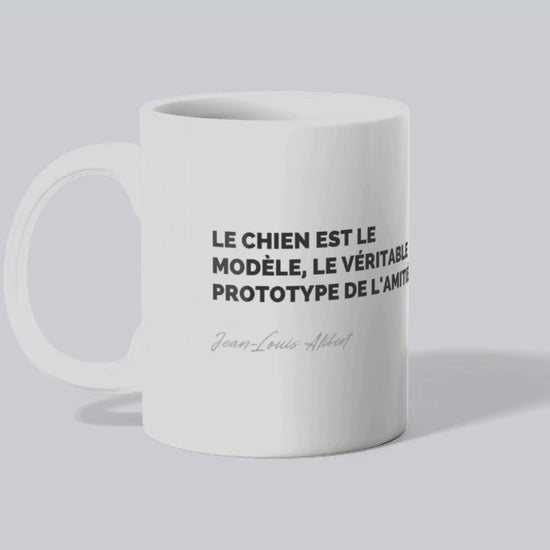 Mug Citation de Jean-Louis Alibert sur les chiens (vidéo) - Place des Images