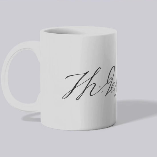 Mug Signature de Thomas Jefferson (présentation vidéo) - Place des Images