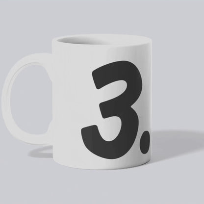 Vidéo du mug orné du nombre PI 3.14