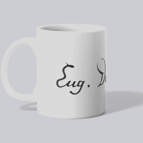Mug Signature d'Eugène Delacroix (présentation vidéo) - Place des Images