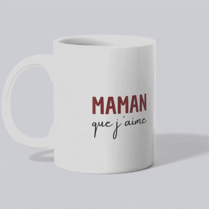 Mug / Tasse Maman que j'aime (vidéo) - Place des Images