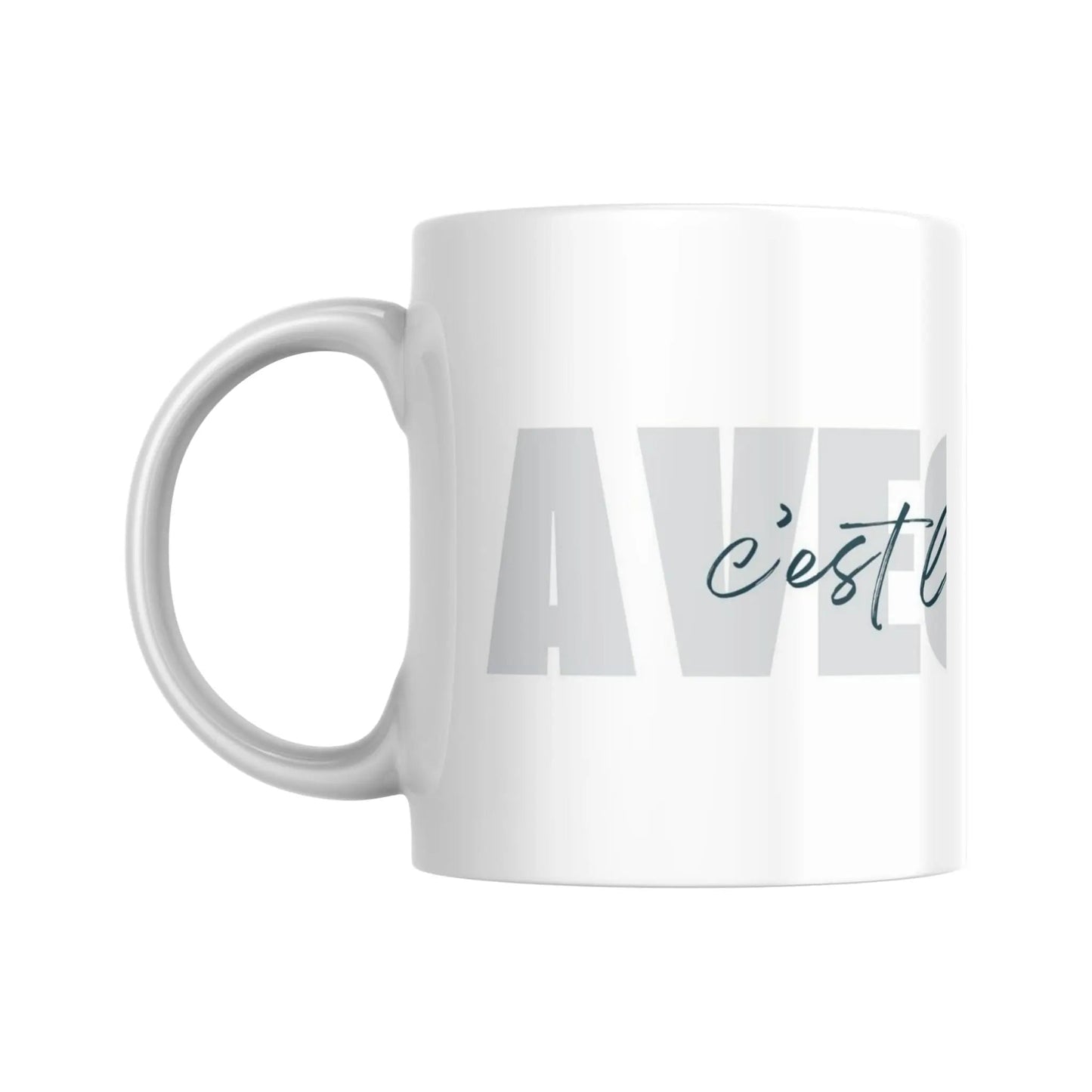 Mug "Avec toi, c'est le bonheur" (partie gauche) - Place des Images