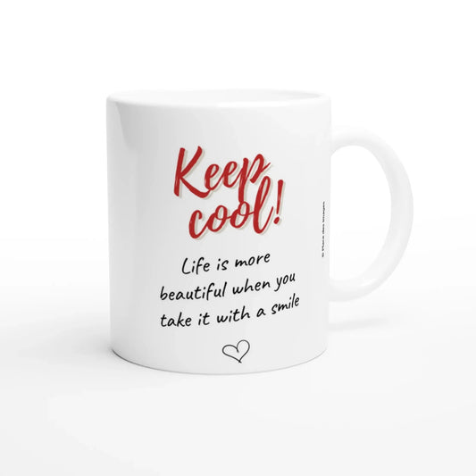 Tasse bilingue "Keep cool ! La vie est plus belle..." - Place des Images