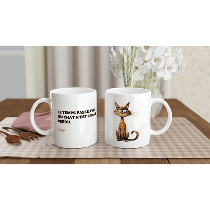 Tasse Citation de Colette sur les chats - Place des Images