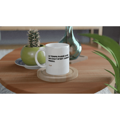Tasse Citation de Colette sur les chats - Place des Images