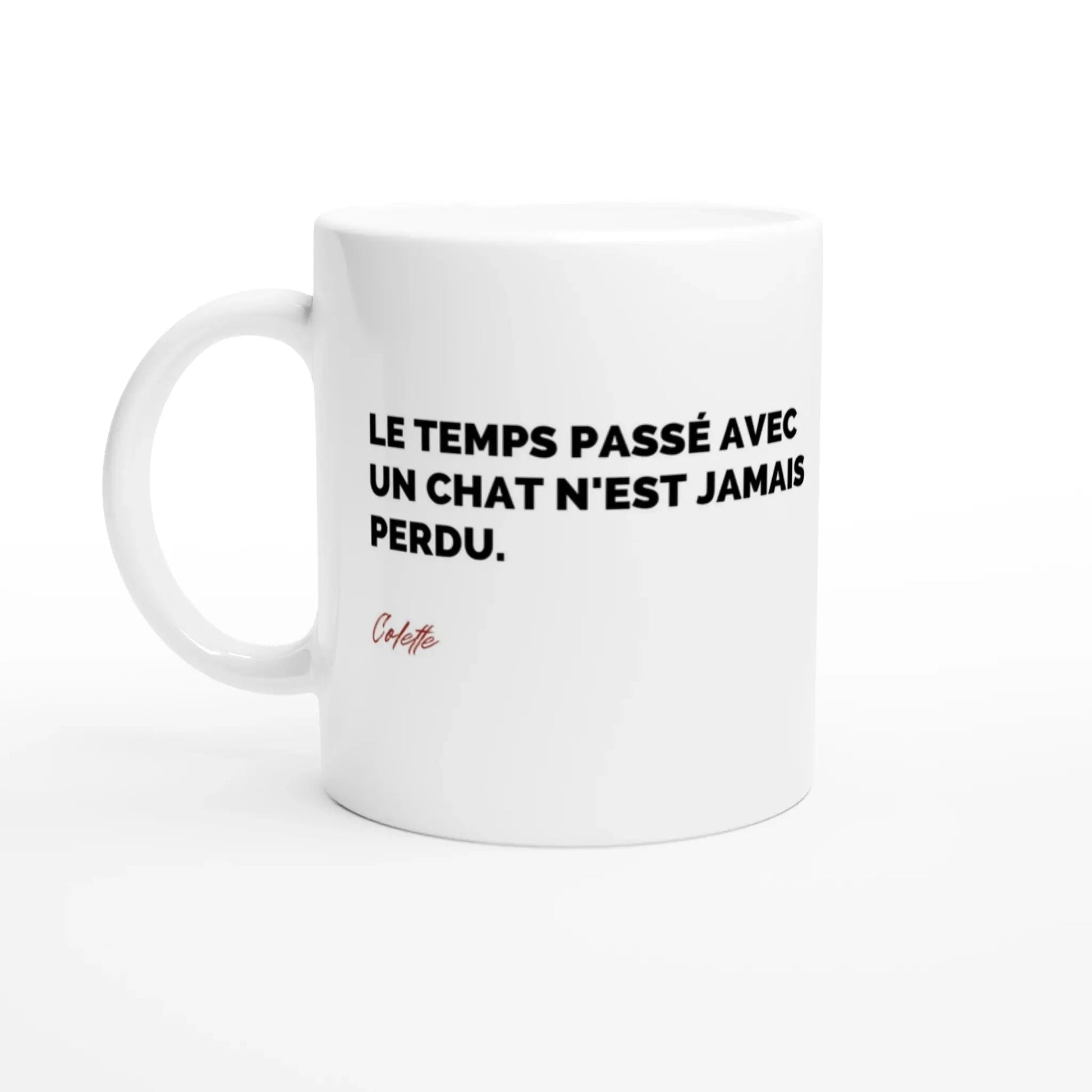Tasse Citation de Colette sur les chats - Place des Images