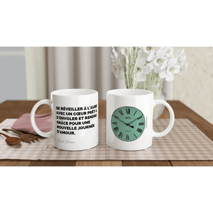 Mug / Tasse Citation de Khalil Gibran sur le moment présent (vue d'ensemble) - Place des Images