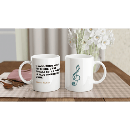 Tasse Citation de Romain Rolland sur la musique - Place des Images