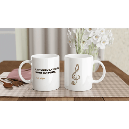 Tasse Citation de Victor Hugo sur la musique - Place des Images