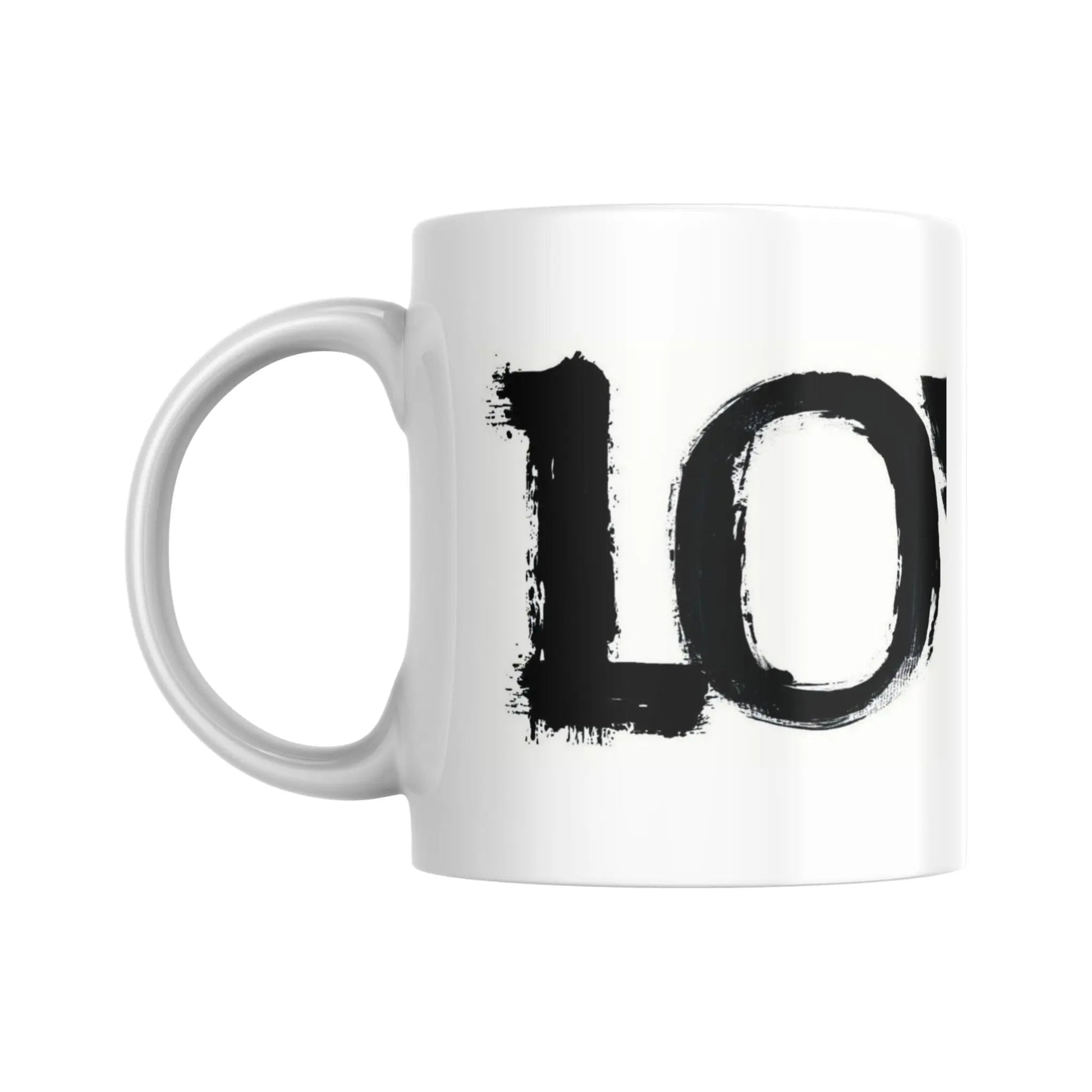 Mug "LOVE" façon graffiti (partie gauche) -  Place des Images