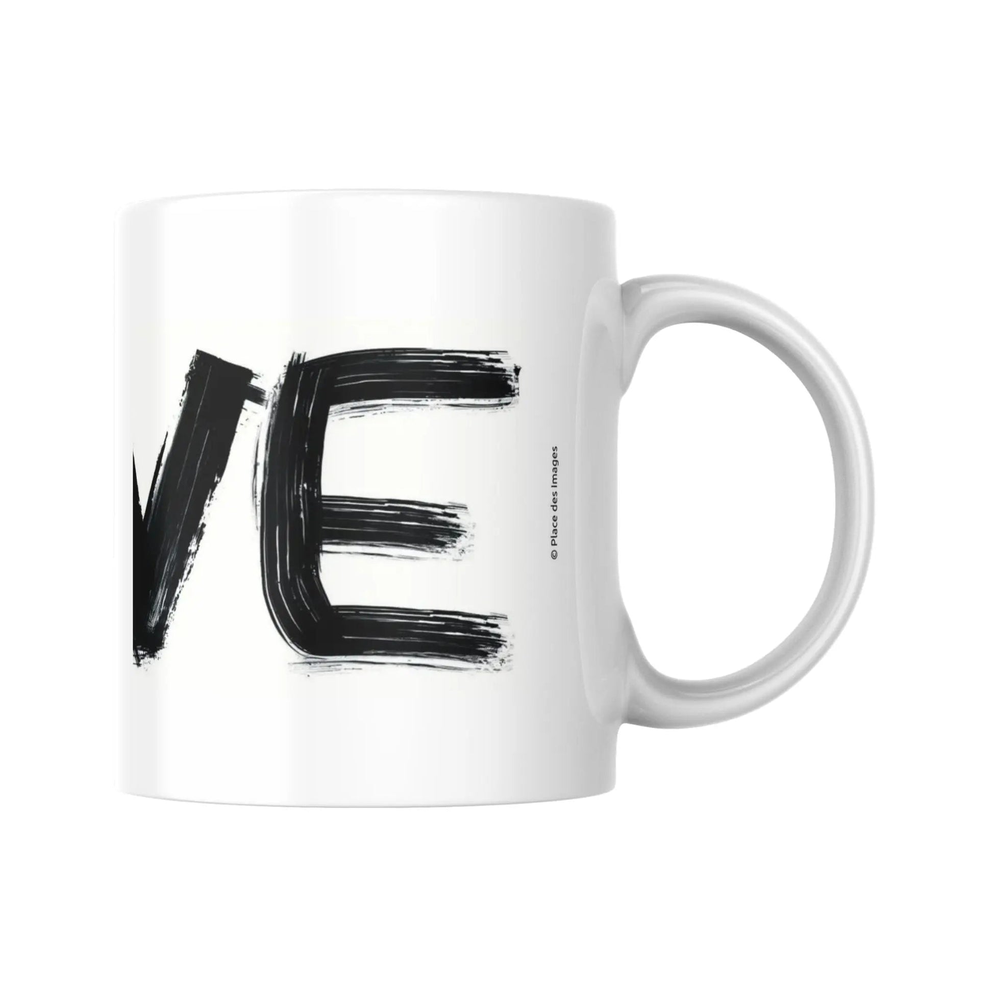 Mug "LOVE" façon graffiti (partie droite) -  Place des Images
