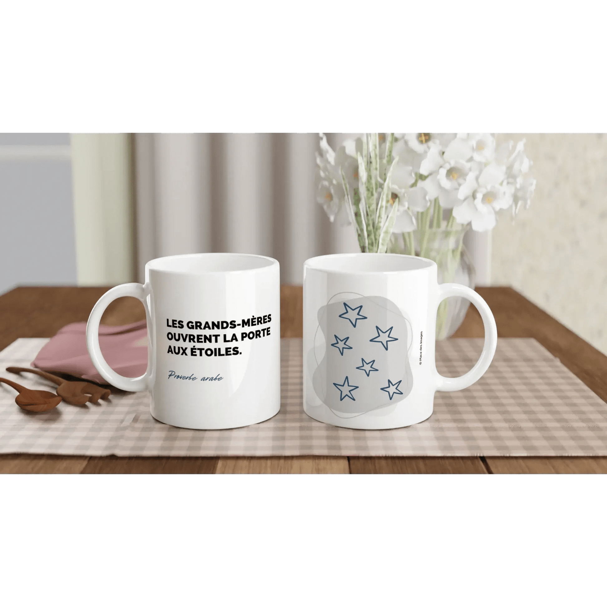 Tasse Proverbe arabe sur les grands - mères - Place des Images