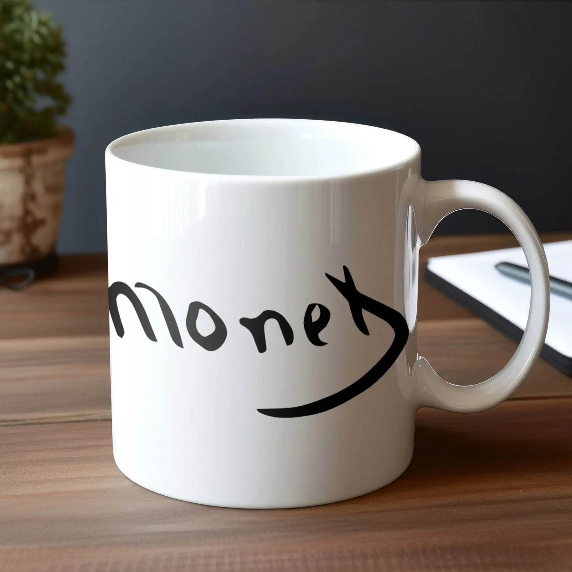 Mug portant la véritable signature de Claude Monet