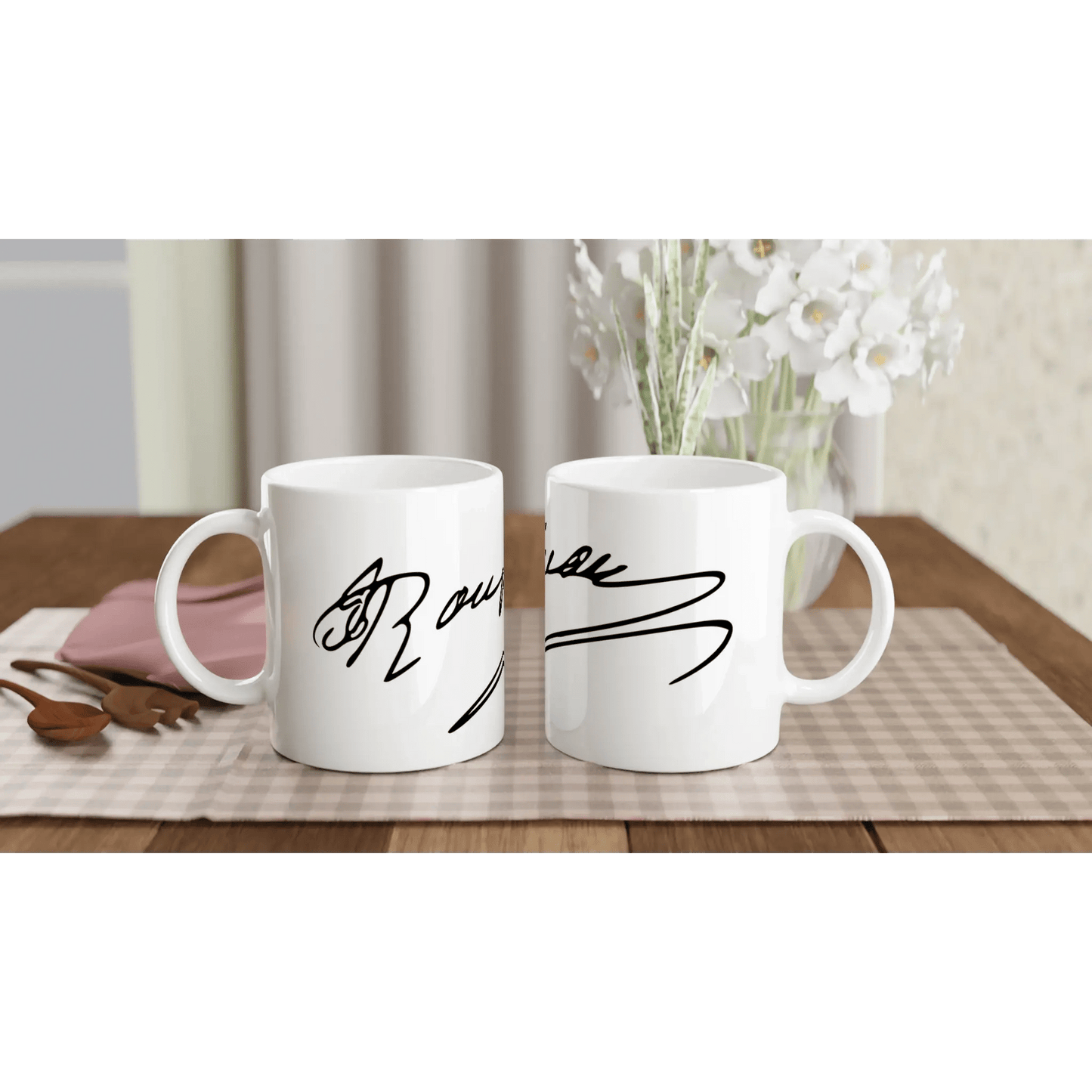 Tasse Signature : Jean - Jacques Rousseau - Place des Images