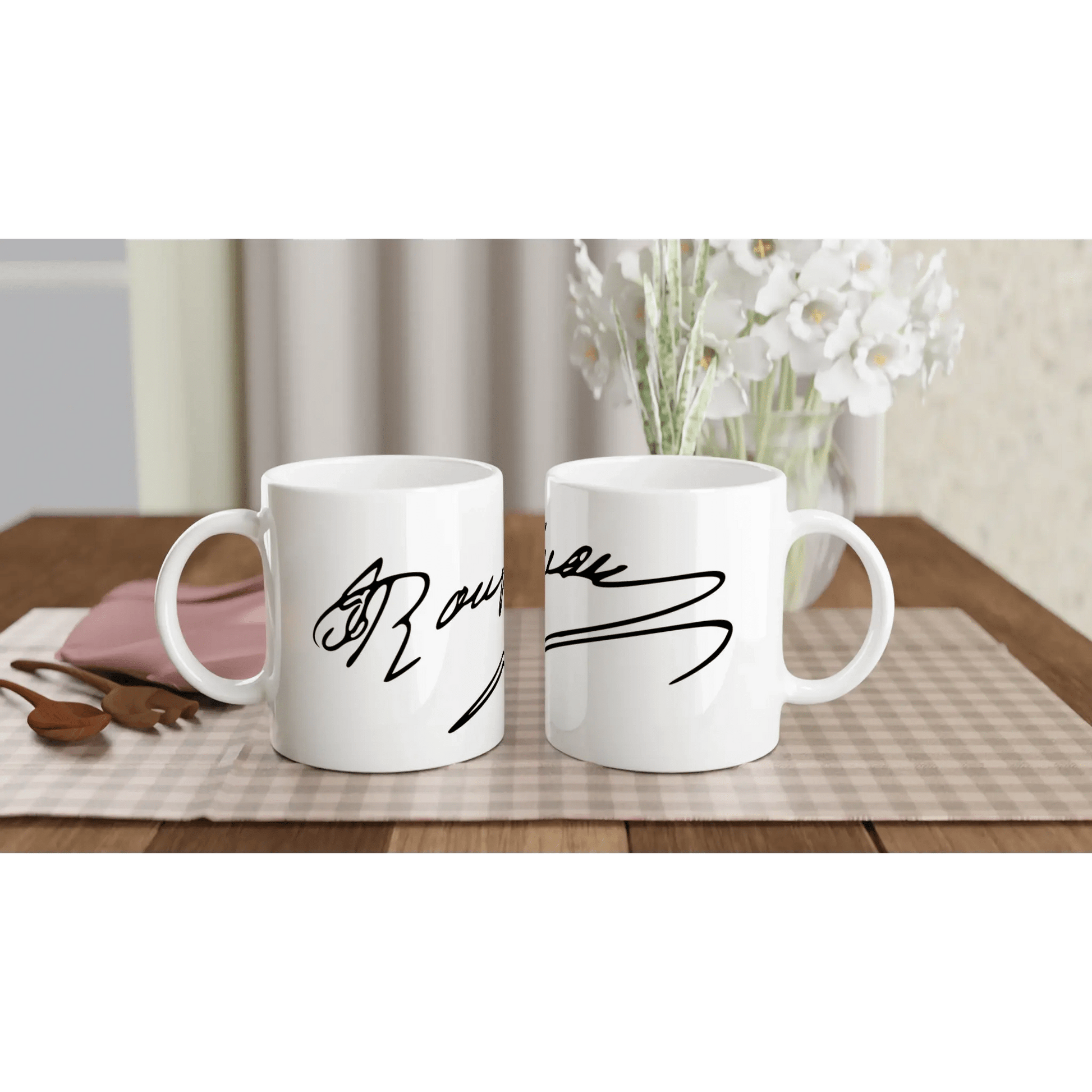 Tasse Signature : Jean - Jacques Rousseau - Place des Images